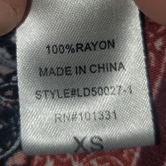 𝅺Charlotte Russe Fringe side top XS - Picture 5 of 11